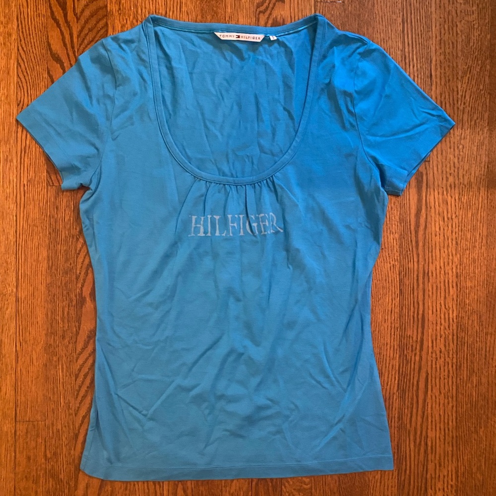 NWOT Tommy Hilfiger Women’s Blue S/S T- Shirt Size S